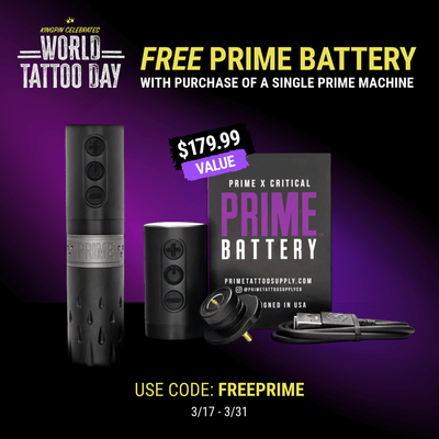 PRIME x Critical Pen Wireless Tattoo Machine